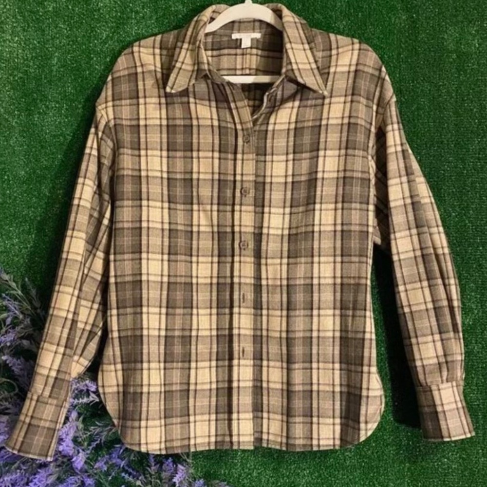 COS Checked Wool Shirt - Picture 4 of 4